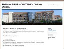 Tablet Screenshot of fleursdautomne.apeb.fr