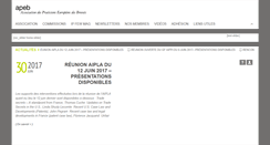 Desktop Screenshot of apeb.eu