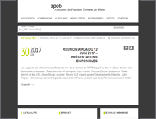Tablet Screenshot of apeb.eu