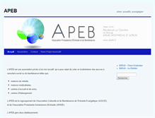 Tablet Screenshot of apeb.fr